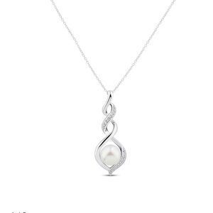 Sterling Silver Pearl Necklace